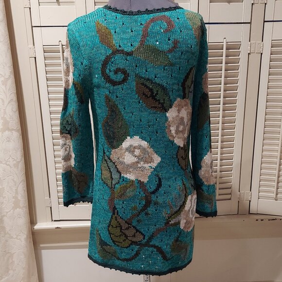 Peruvian Connection Gardenia Tunic Sweater - Picture 7 of 7